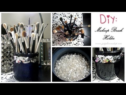 DIY Makeup Brush Holder - Musely