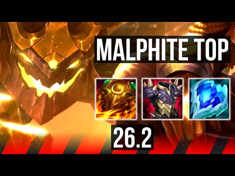MALPHITE vs AATROX (TOP) | EUW Master | 26.2