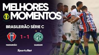 MARANHÃO BUSCA O EMPATE NO FIM CONTRA O GUARANI! - Maranhão 1 x 1 Guarani