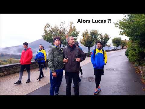 Stage des U17 garçons du Pays Apt Handball à Montbrun les Bains en novembre 2018