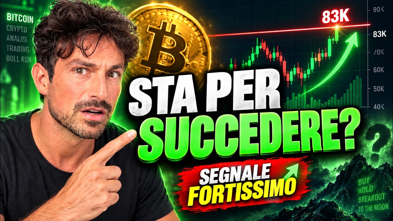 BITCOIN, CRYPTO: QUESTO È UN SEGNALE FORTISSIMO! (PREPARATI...)