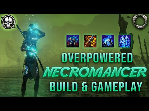 OVERPOWERED Necromancer PvP BURST BUILD!!! 💀 HIGH BURST | SOLO 1vX Necro Build 💀 | ESO Necrom