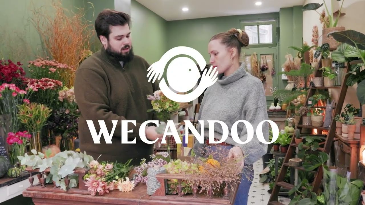 Composez votre bouquet de fleurs fraîches - Video