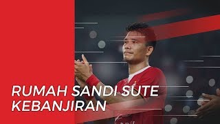 Rumah Pemain Persija Jakarta Terendam Banjir Mencapai Paha