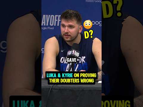 Luka couldn't believe Kyrie got a D Rating for his Trade to Dallas!😭