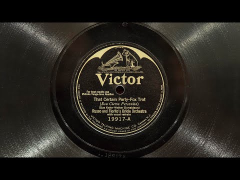 That Certain Party • Russo and Fiorito's Oriole Orchestra (EMG Mark Xb Oversize Gramophone)