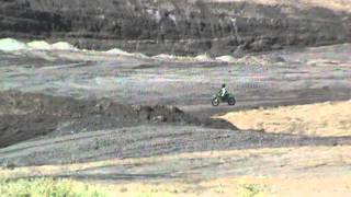 preview picture of video 'Chance Jarvis Hill climbing at Cowley, Wyo on a kx450'