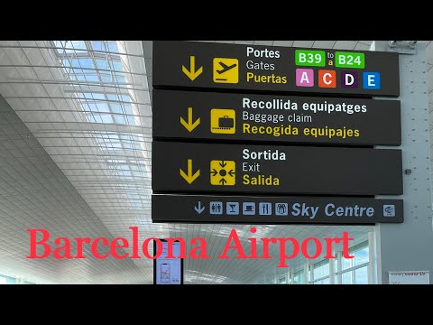 Aeroporto de Barcelona: uma escala internacional no Terminal 1 Portão B para D e E