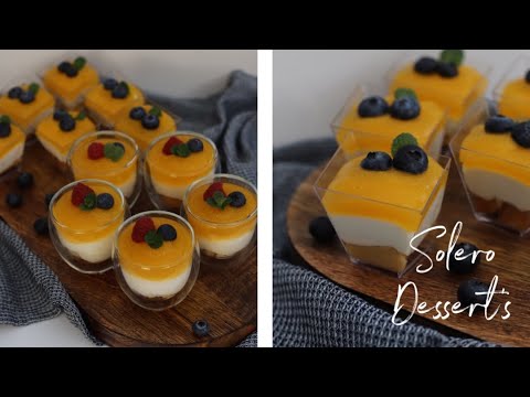 Mini Solero Dessert / Maracuja Desserts im Glas/Becher schmeckt wie Solero Eis! / CandyBar Rezepte