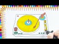 How To Draw Music Machine For Kids Máquina De Desenho De Música Para Crianças