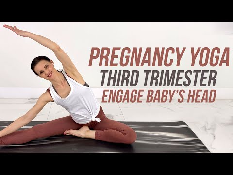 Yoga prénatal au troisième trimestre | Intégrer bébé dans le bassin | Préparation naturelle à l'a...