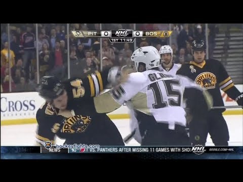 Tanner Glass vs Adam McQuaid