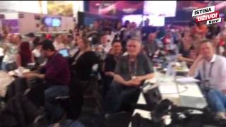 Eurovision 2015: Bojana Stamenov oduševila sve u pres centru u Beču