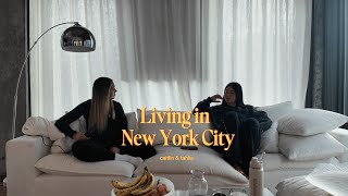 CAITLIN & TAHLIA LIVING IN NEW YORK CITY: Achieving your dream life Stylish podcast + Chill at home