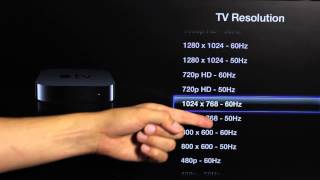How to Change Apple TV Resolution Settings : Apple TV & Accessories