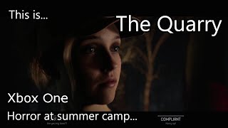 This is The Quarry for the XBox One
