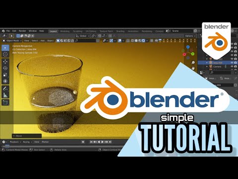 Blender Tutorial Blender Realistic Model Making Tutorial (Blender Modeling)--Glass