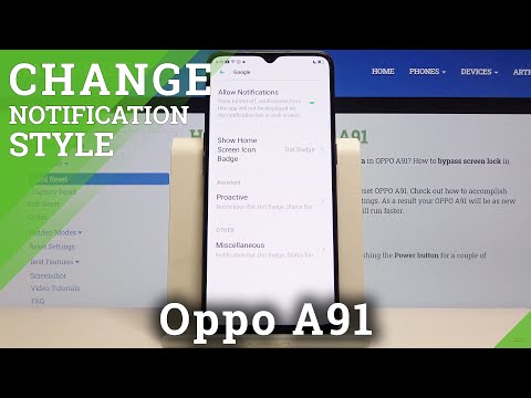 How to Enter Notification Settings in OPPO A91 – Find Notification Options
