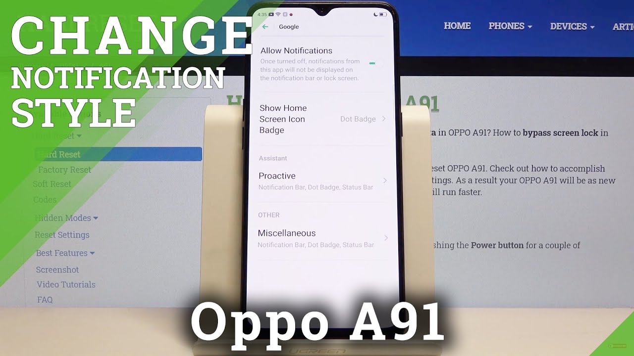 How to Enter Notification Settings in OPPO A91 – Find Notification Options