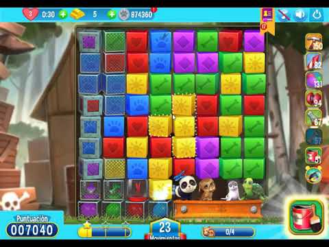 Pet Rescue Saga Nivel 2251 sin booster.-