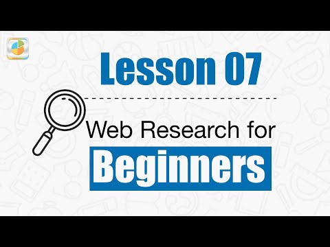 Introduction to Web Research Lesson 01