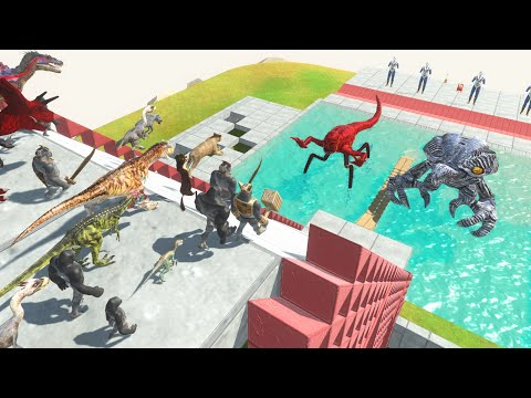 Mutant Primates, Mammals & Dinosaurs Fall Into Titannus Red Tank - ARBS