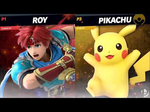 Calabrel (Roy) vs DarkP0tat0 (Pikachu) - Smash Ultimate 9.0.0