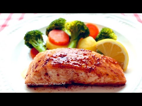 Recette Saumon au beurre et sauce soja I Saumon laqué I Facile Rapide I Cuisine Japonaise Paris 04