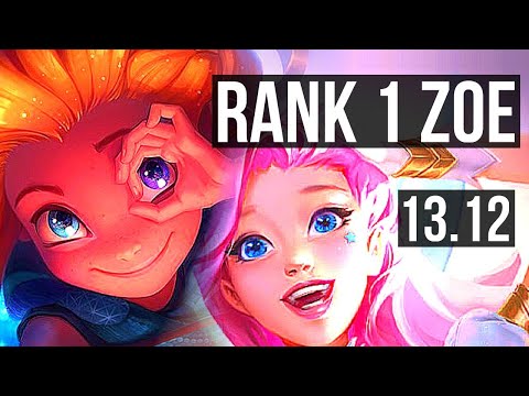 ZOE vs SERAPHINE (MID) | Rank 1 Zoe, 9/0/4, Legendary, 600+ games, Rank 21 | NA Challenger | 13.12