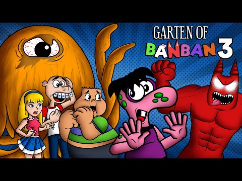 TCHONGO in GARTEN OF BANBAN 3 | Banban's Daycare | Complete Game Parody!!