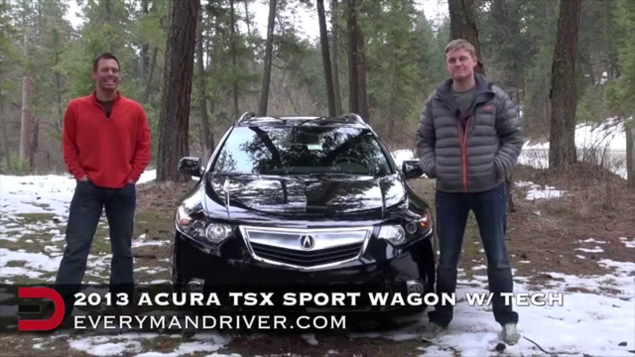 Here's the 2013 Acura TSX Sport Wagon on Everyman Driver
