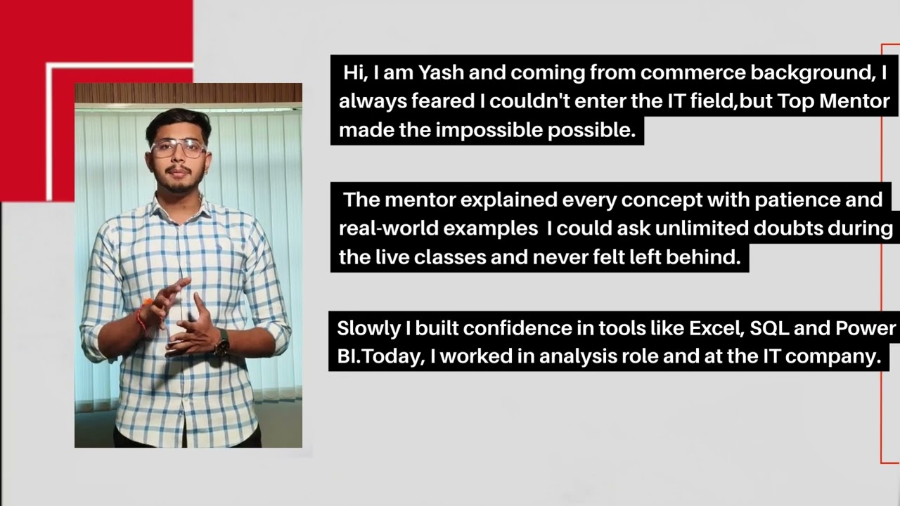 Top Mentor's Review : Best data science course in Chennai