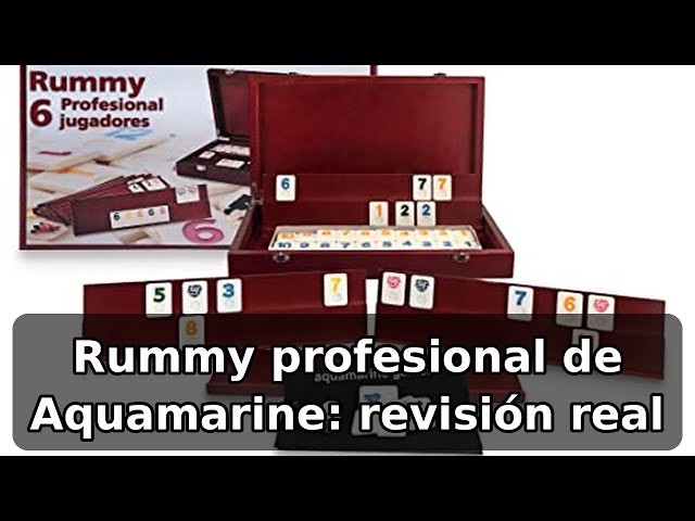 Vídeo relacionado con Aquamarine Games- Rummy travel 6 jugadores, Multicolor (DO004), de 7 a 9 años.