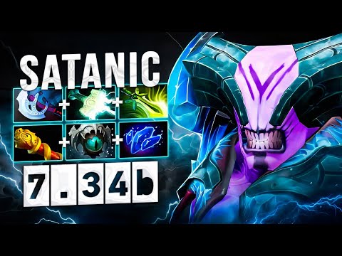 Satanic 15Y/O Bash Lord Faceless Void Destroys Everyone With Max Attack Speed Build Dota 2