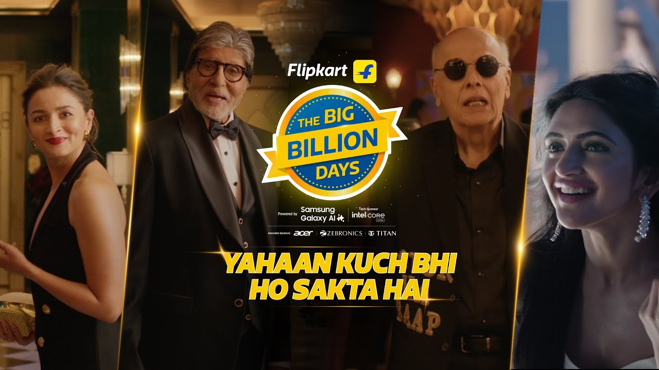 Flipkart's 'Kuch Bhi Ho Sakta Hai!' campaign.