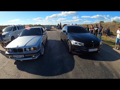 BMW 540 g30 stage 1 vs BMW M5 e34 s62 engine