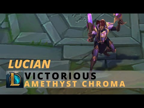 Victorious Lucian Amethyst Chroma - League Of Legends