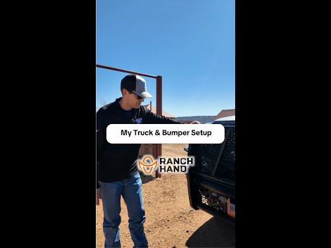 My truck & Bumper Setup #WorkTruck #FordTrucks #RanchLife