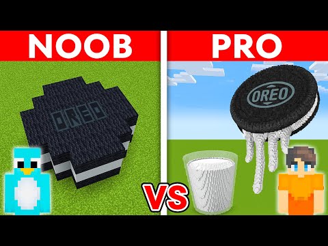 Anfänger gegen Profi: Oreo-Hausbau-Herausforderung in Minecraft