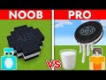 NOOB Vs PRO OREO House Build Challenge In Minecraft
