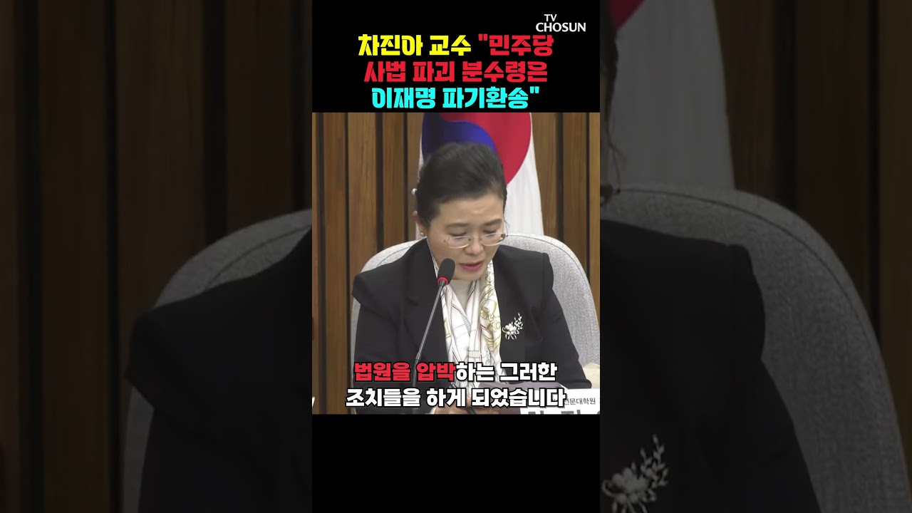 차진아 교수 "사법개혁 결정적 계기, 李 공직선거법 파기환송"