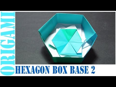 Easy Origami Daily Hexagon Box Base Ver. 2 Tutorial!