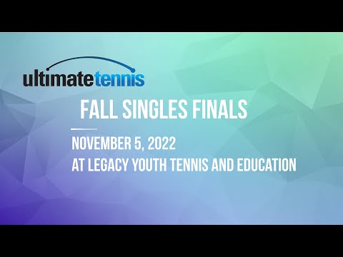 Ultimate Tennis 2022 Fall Singles Finals - Philadelphia Area