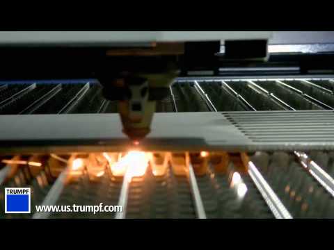 TRUMPF TruLaser 1030 fiber cutting 1/4" Stainless