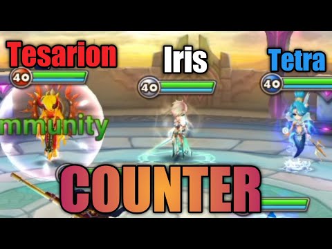 Counter Tesarion Iris Tetra Siege Battle Summoners War | STC Channel