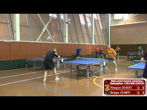 Alexey PETROV vs Alexey VINOGRADOV Moscow, Krylatsky Hills, Hardbat Table Tennis