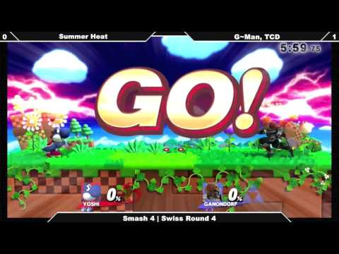 [Sm4sh|11-21-15] Swiss R4: Summer Heat (Yoshi) VS G~Man, the Cosmic Destroyer (Ganondorf)