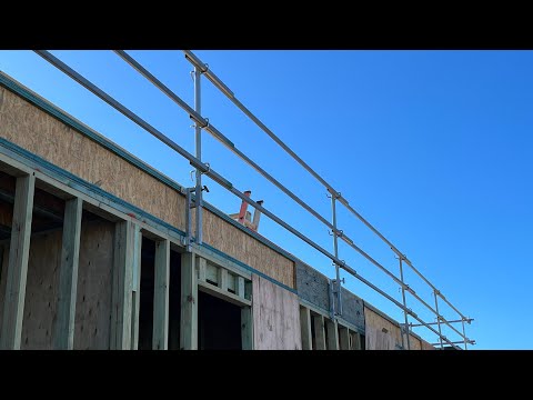 First Floor Edge Protection System - Tomahawk Bracket