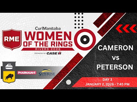 2026 RME Women of the Rings Presented by Case IH (Day3) -CAMERON vs PETERSON - JAN 2, 2026 -7:45 PM