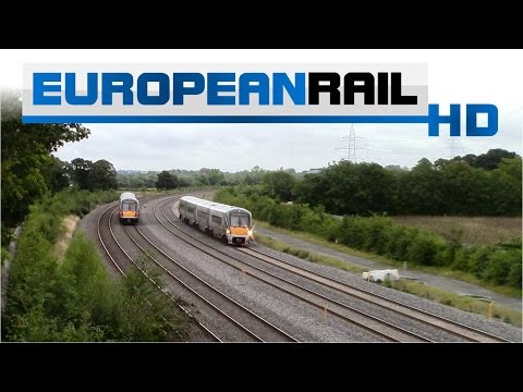 Iarnród Éireann Irish Rail ICR 22000 DMU 22048 & 22042 pass Stacumny Bridge